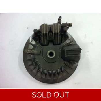 1983 Honda CBX550 Rear Brake Caliper & Hub Cover